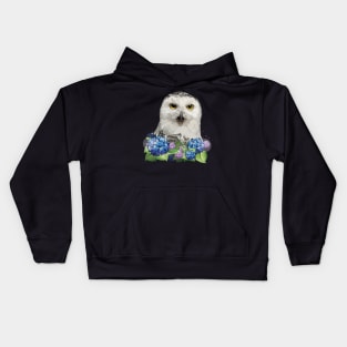 Snowy owl Kids Hoodie